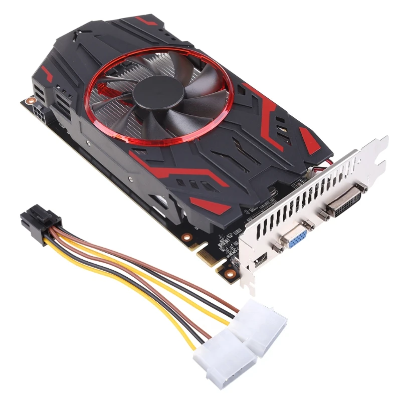 4GB 128Bit DDR5 3400MHZ Graphics Cards PCIE 2.0 Slot for Desktop Computer Games