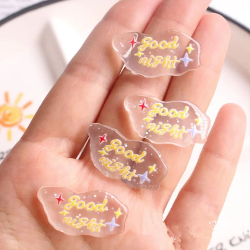

16pcs /lot 28mm*19mm Multicolor Resin Flatback Clouds Charm For DIY Jewelry Materials