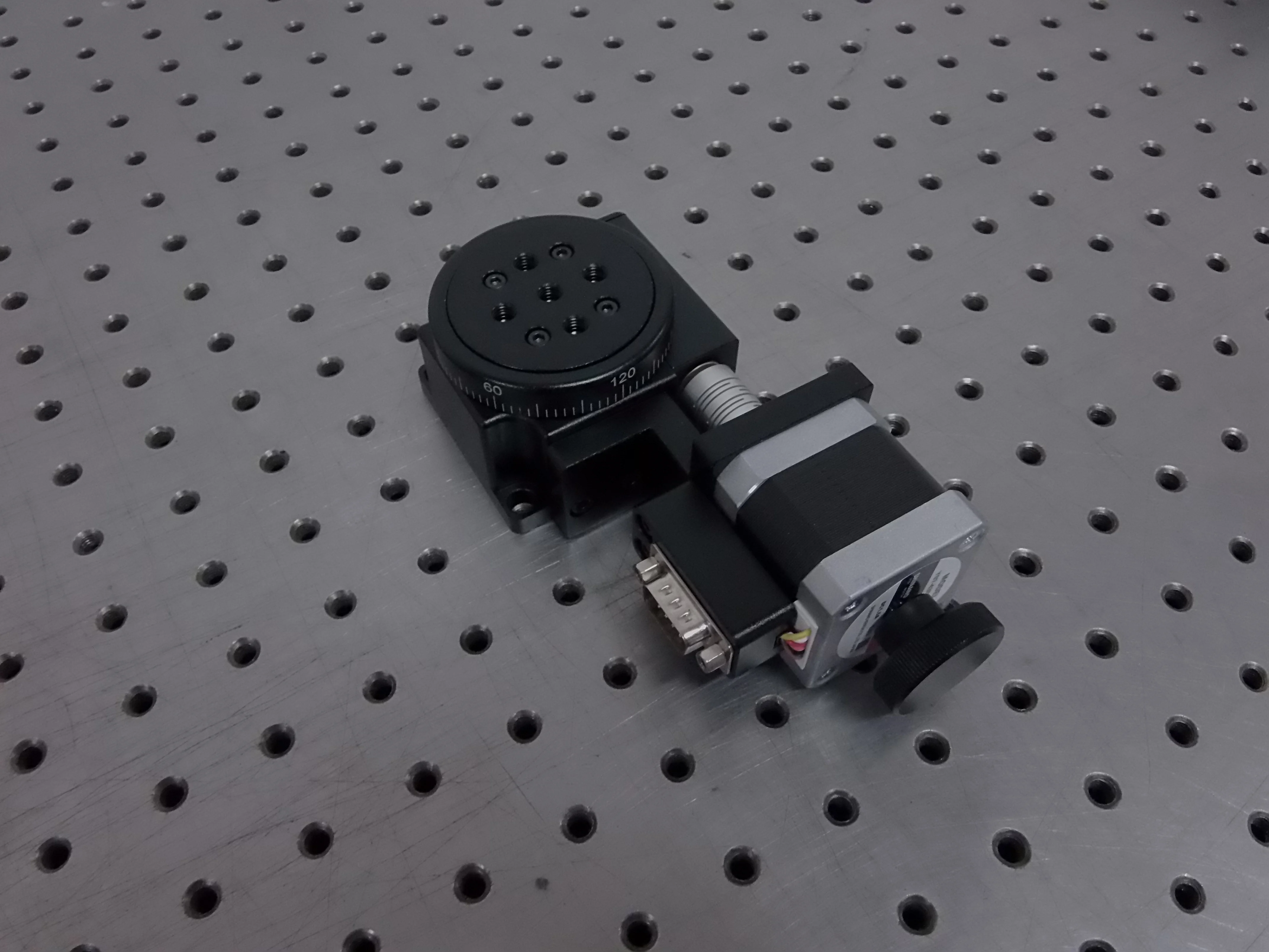 ZX110-60 моторизованная вращающаяся стадия оптическая платформа поворотный стол с