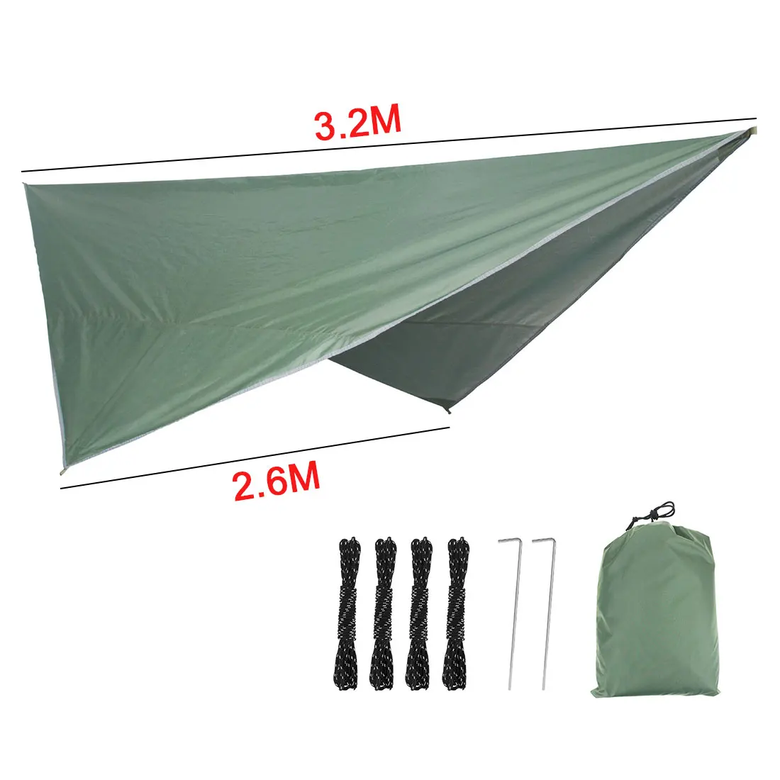 

Portable Camping Hammock with Mosquito Net and Rain Fly Tarp,Hammock Canopy Nylon Hammocks Double Hammock Hiking Patio Furniture