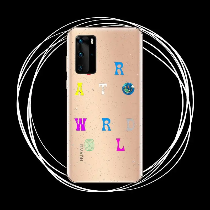 

Travis Scotts Astroworld rapper Phone Case Transparent for Huawei P honor 8 10i 20 30 40 smart 2019