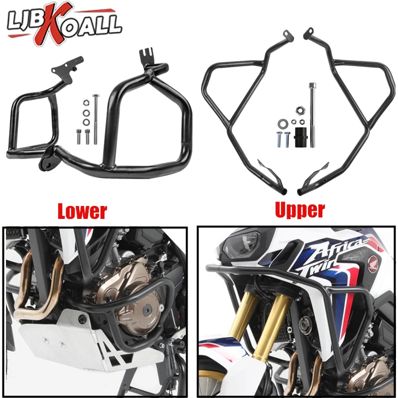 CRF1000L мотоциклетная Верхняя и нижняя защита двигателя защита Краш Бар рамка для Honda CRF 1000L Африка Твин