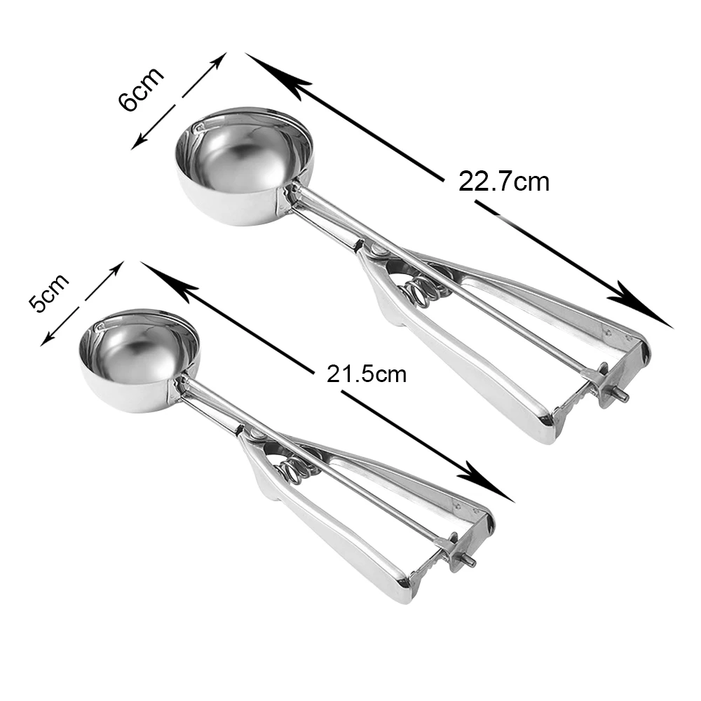 1 шт. 5/6 см совок для мороженного ложка из нержавеющей стали тесто печенья Дишер