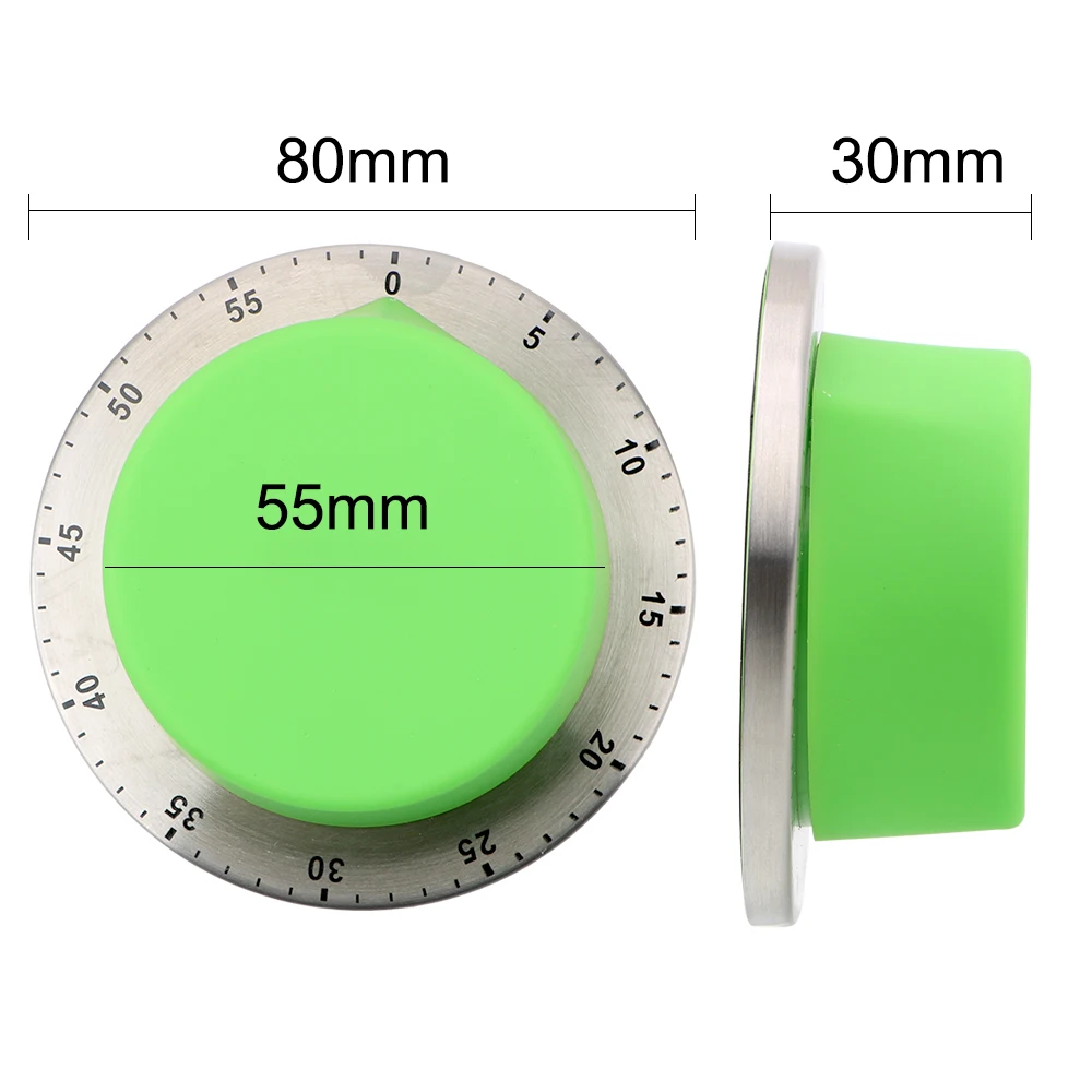 

60 Minutes Kitchen Timer with Magnetic Base Stainless Steel Kitchen Timer Kitchen Gadgets Cooking Tools