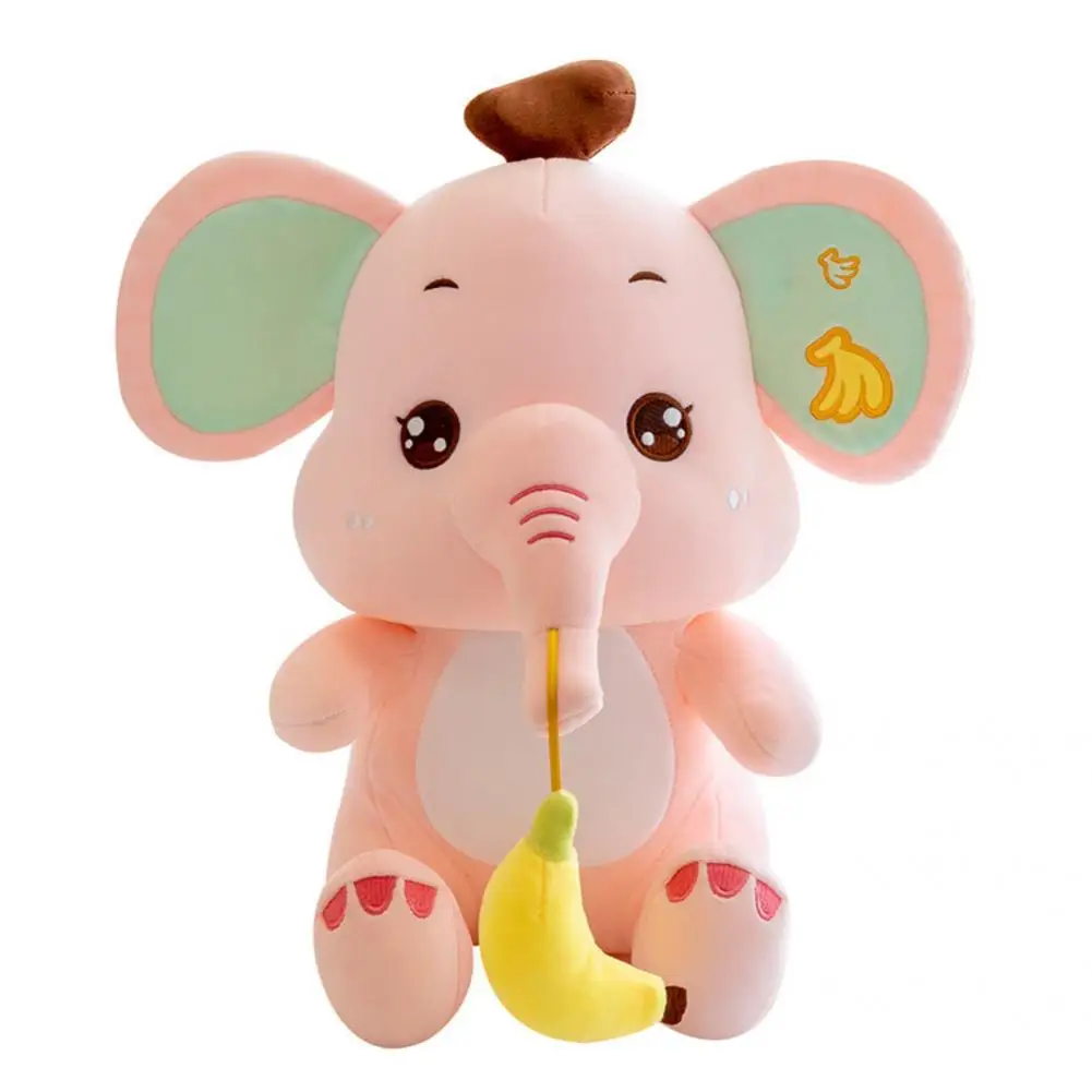 Decorative Toy Lovely Elephant Animal Plush Stuffed Toy PP Cotton Elephant Plush Toys High Simulation for Girl