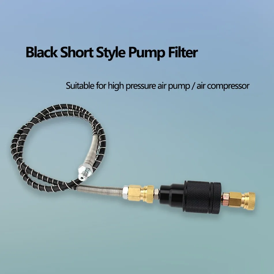 Ручной насос PCP для пейнтбола 50 см шланг высокого давления 300 бар 4500psi фильтр