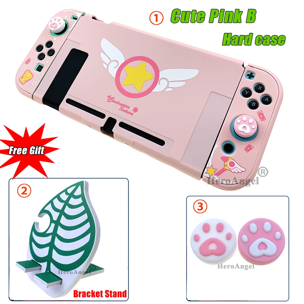 Новинка чехол для Joycon милый цветной защитный Жесткий Чехол контроллера Joy Con