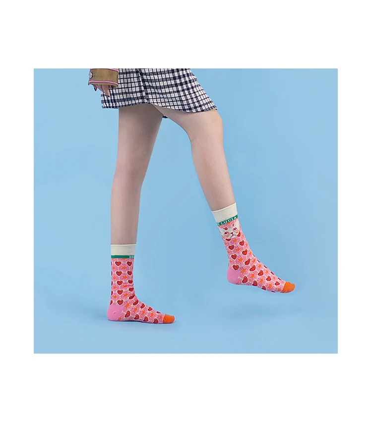 Счастливые носки женские mulher skarpetki хлопковые calcetines mujer divertido ponozky skarpety damskie transp носки art meia уличная одежда