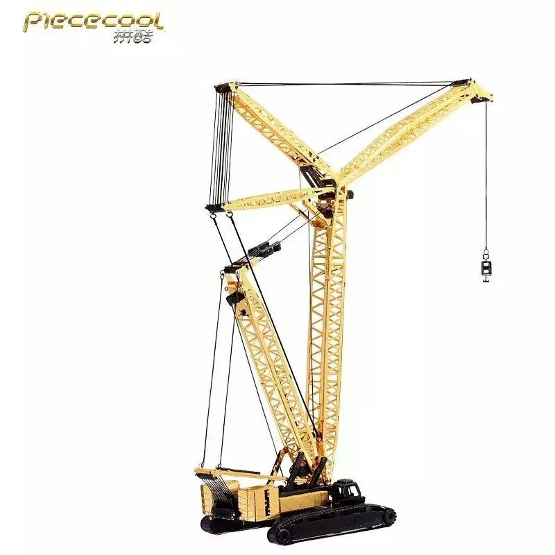 Металлический 3D пазл Piececool модель гусеничного крана наборы для сборки своими
