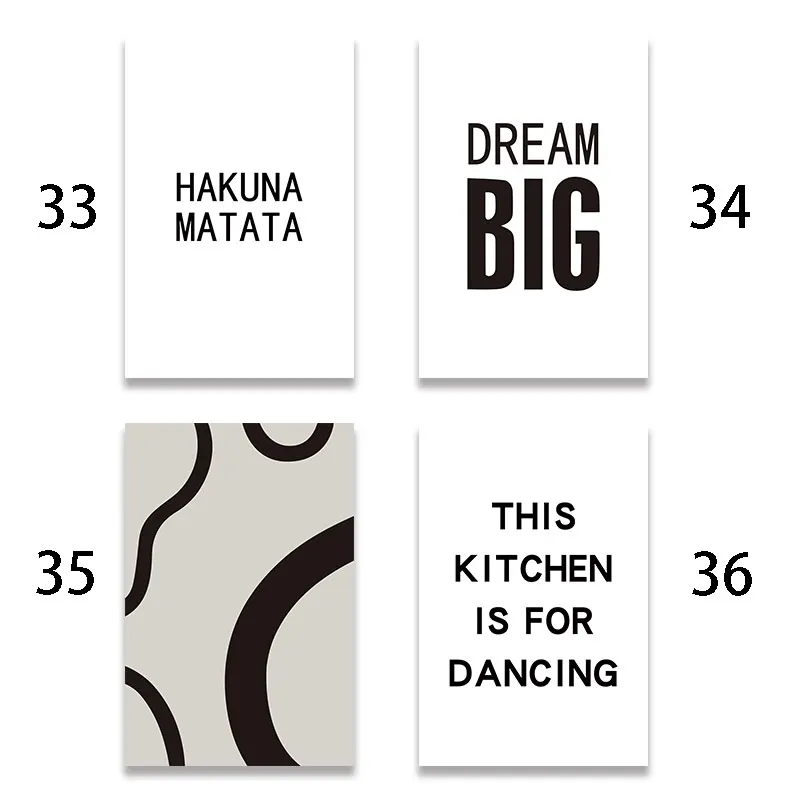 Minimalist Inspirational Quote Art Canvas Painting HD Print Motivational Love Wall Poster Pictures For Living Room Decor | Дом и сад