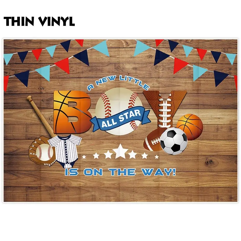 Allenjoy новорожденный фон деревенский коричневый деревянный пол мяч форма