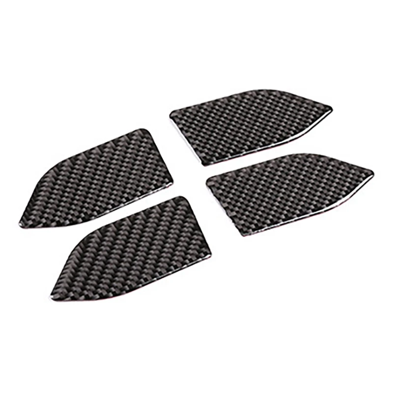 New Soft Carbon Fiber Inner Door Bowl Sticker Cover Trim for Land Rover Range Rover Evoque 2020-2021