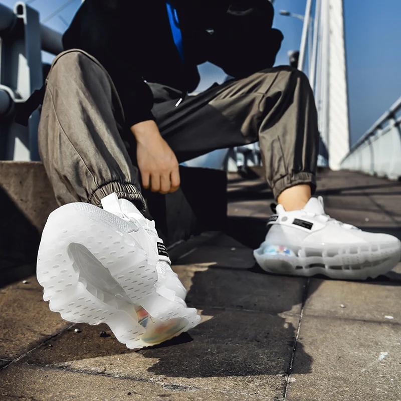 

Men's Casual Shoes Blade Running Shoes For Men Breathable Antiskid Training Jogging Shoes Fashion Sneakers Zapatillas Hombre