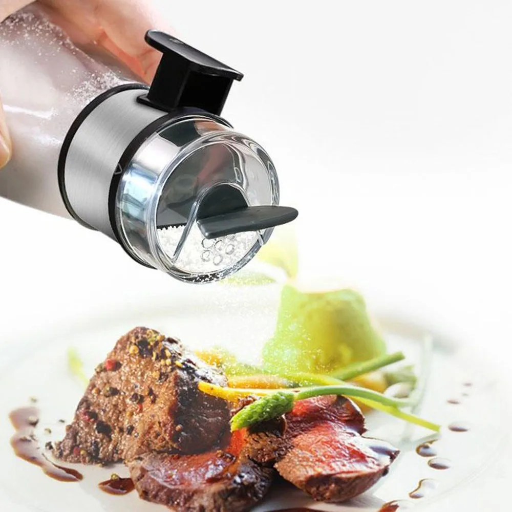 

Flip Control Salt Cruet Measurable And Controllable Creative Spice Bottles Kitchen Accessories Household Tool