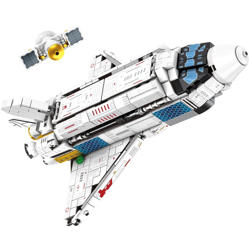 

8 in 1 Space Shuttle Block DIY Mini Launch Vehicle Lander Station Adventure Car Building Brick Educational Toy For Children