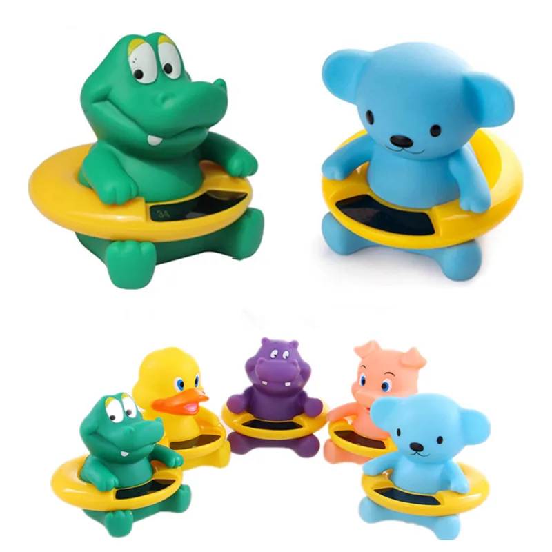 Детский термометр для воды ванны с изображением животных из мультфильмов утка