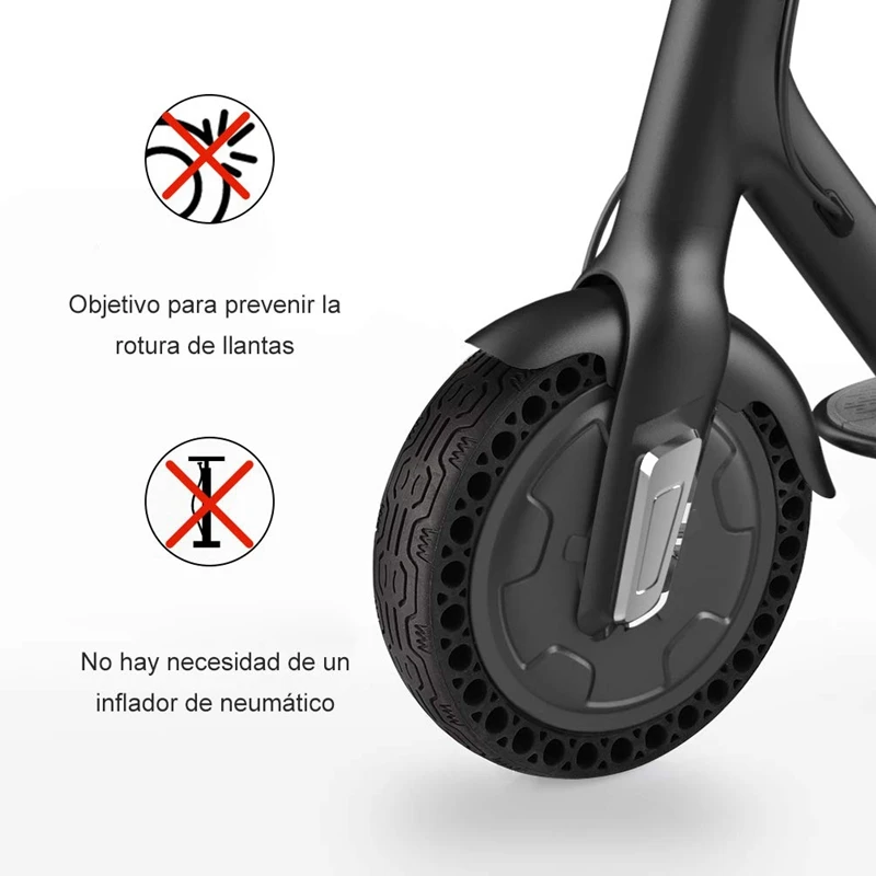 8.5 Inch Front/Rear Scooter Tire Wheel Solid Replacement Tyre 8 1/2 For Xiaomi Mijia M365 Electric Skateboard | Спорт и развлечения
