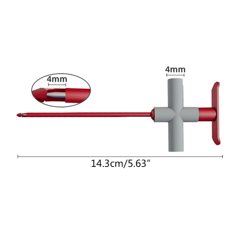 

2PCS Puncture Probe Auto Repair Multimeter Test Clip Car Test Tool Can Connect to 4mm Banana Jack Spring Loaded Copper