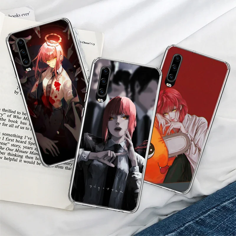 

Luxury Chainsaw Man Phone Case For Honor 20 Pro 10 10i 9 8 8A 8S 8X 7A 7S 7X Capa Huawei P Smart 2021 Y9S Y5 Y6 Y7 Y9 Cover