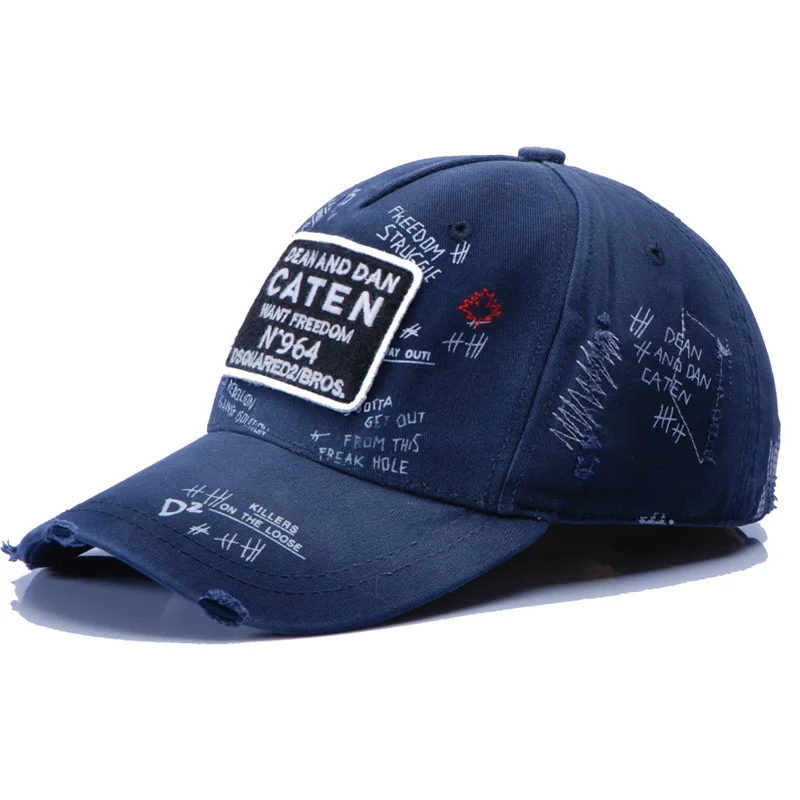 dsq2 brand hat 2020 NEW men Baseball Caps cotton DSQ Letters unisex Adjustable Baseball Caps High Quality blue cap for men