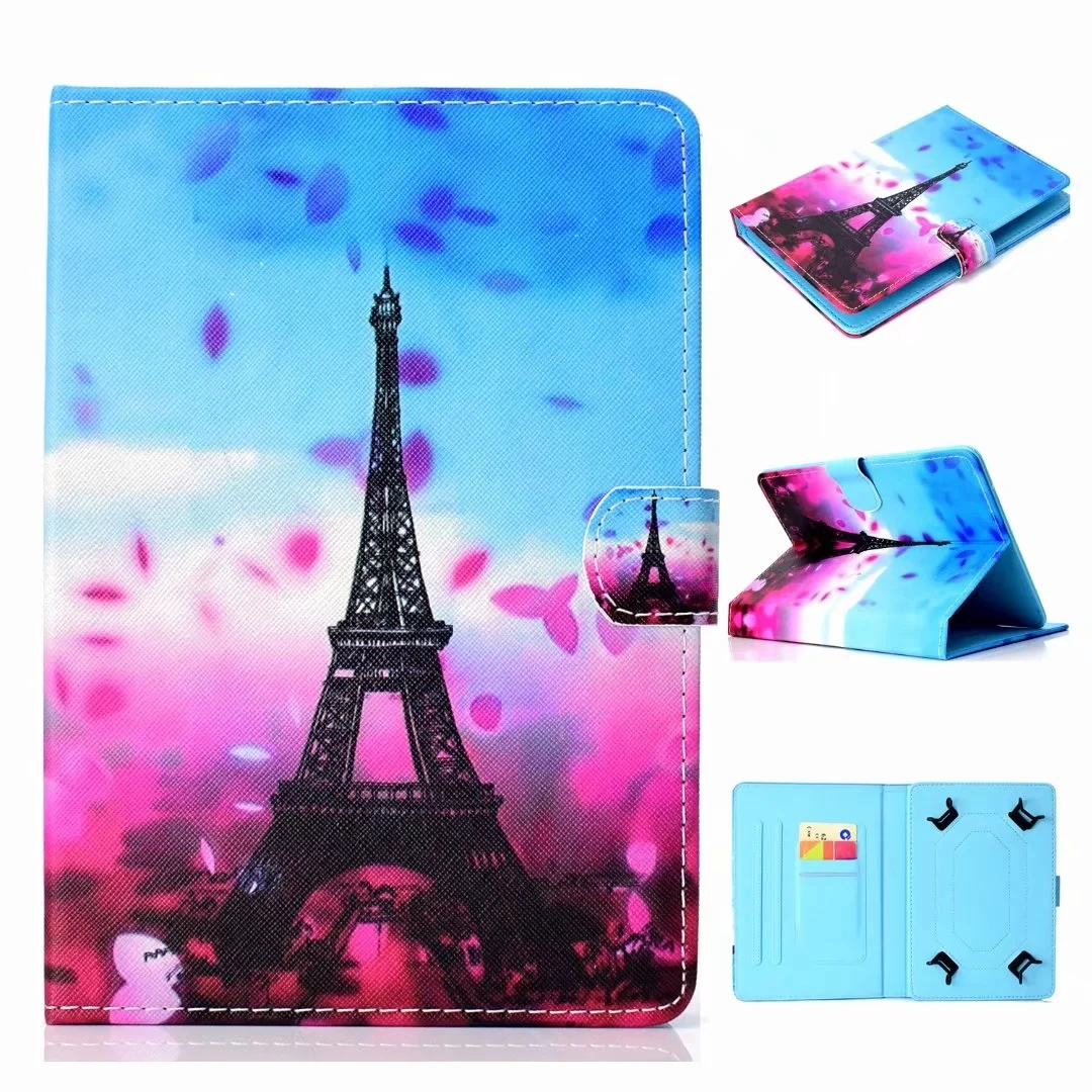 Style 1-HBBLT Для Alcatel ONETOUCH ONE TOUCH 1 T/PIXI4/PIXI3/PIXI/Touch Fire/POP/Evo 7 7S T10 7 дюймов планшет универсальный чехол+ ручка - Цвет: Style 1-HBBLT