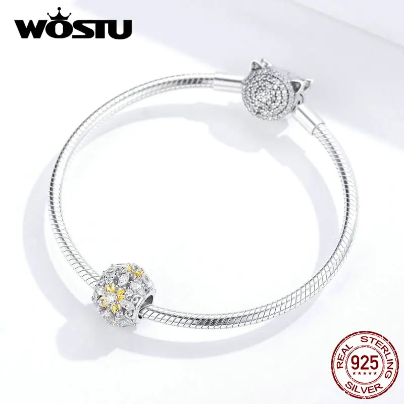 Бусины из серебра 925 пробы в виде цветов | Украшения и аксессуары