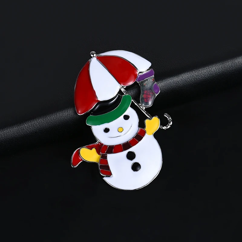 Новинка 2019 лидер продаж Рождественская брошь Снеговик для женщин и мужчин