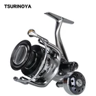 Катушка рыболовная TSURINOYA для ловли карпа, бурый медведь, 3000 4000 5000 6000 7000 9 + 1 12-20 кг, полностью металлическая, для морской рыбалки