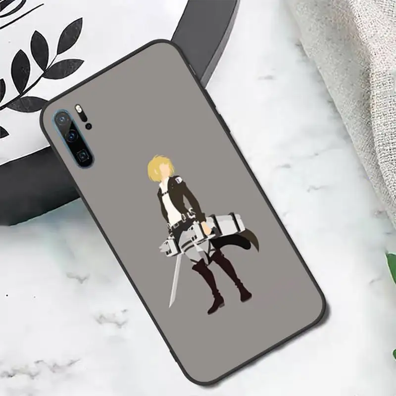 

Japan anime Attack on Titan Phone Case For Huawei honor Mate P 10 20 30 40 i 9 8 pro x Lite smart 2019 nova 5t