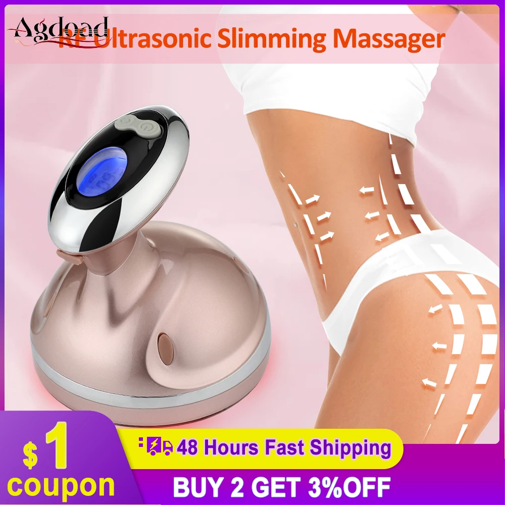 

RF Cavitation Ultrasonic Slimming Massager LED 3D Body Shaping Fat Burner Anti Cellulite Skin Tightening Device Weight Loss