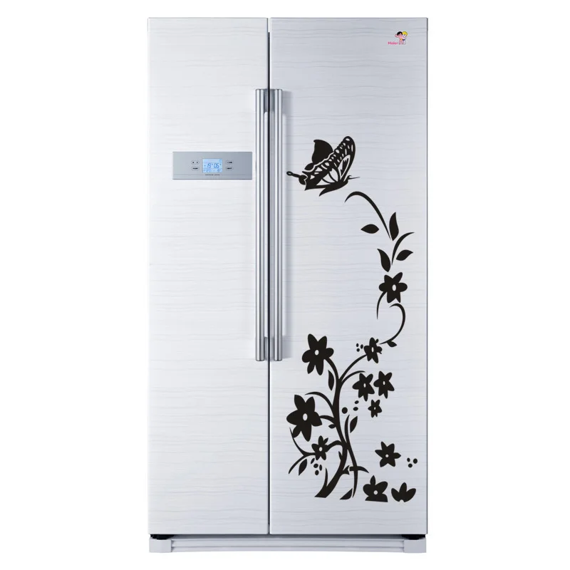 2021 High Quality Wall Sticker Creative Refrigerator Butterfly Pattern Stickers Home Decor Wallpaper | Дом и сад