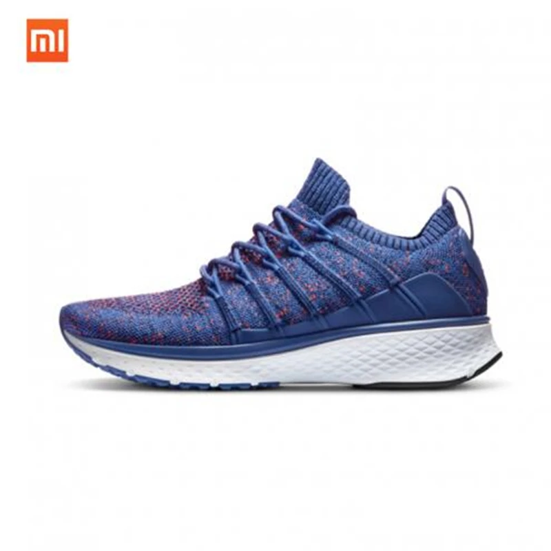 Все размеры) Xiaomi Mijia Sneaker 2 Мужская беговая Обувь Uni-moulding амортизирующая система блокировки Fishbone эластичная трикотажная вамп