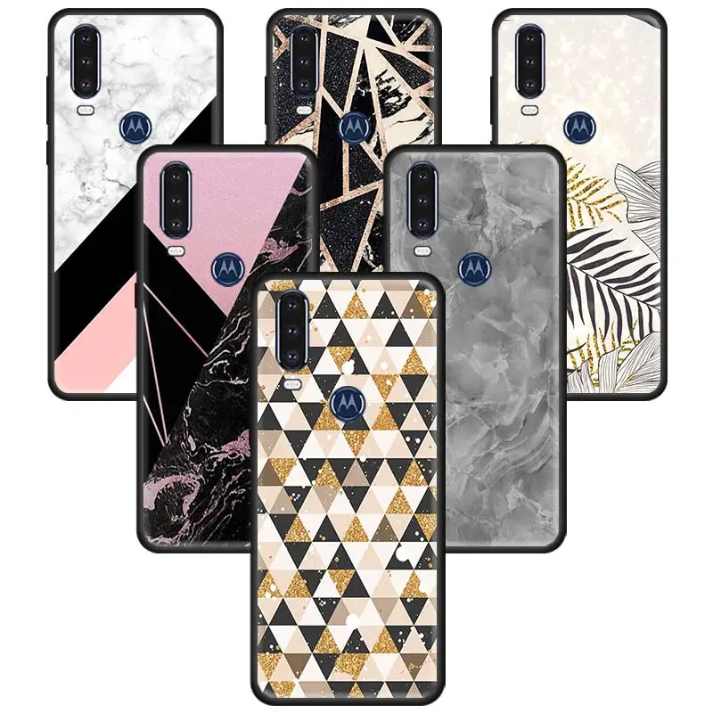 Роскошный Мраморный чехол для Motorola Moto G8 Play G Power Lite E6s Stylus One Hyper Edge Plus силиконовый
