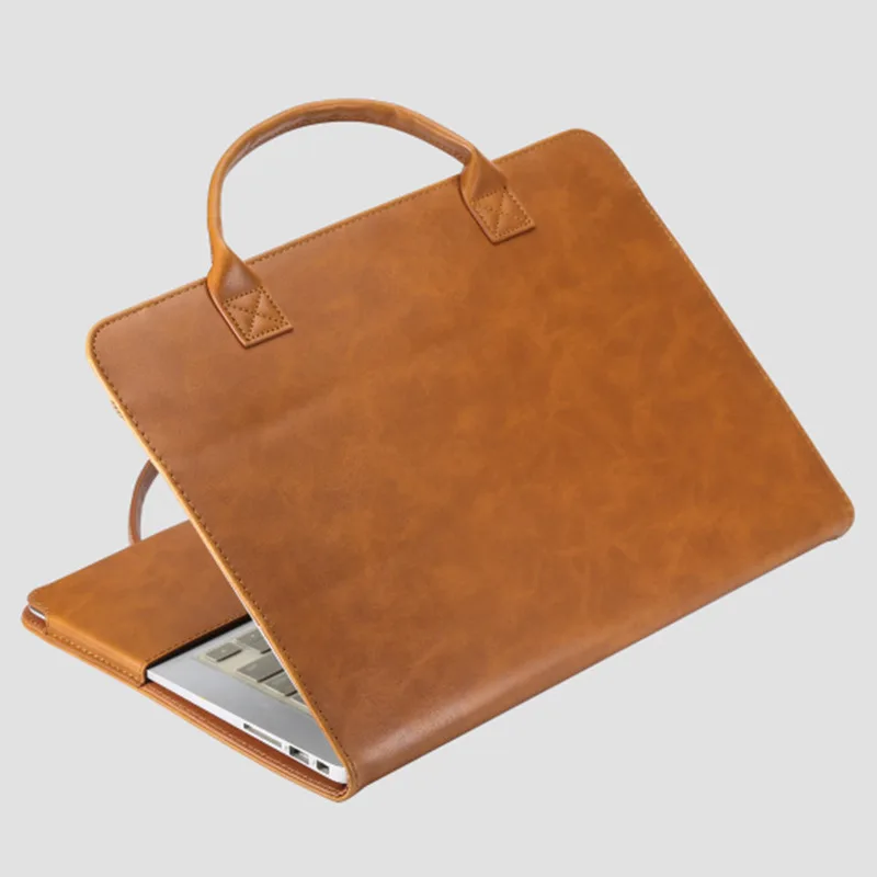 Модный чехол из искусственной кожи для ноутбука Macbook Air Pro 11 12 13 15 Retina|Сумки и чехлы