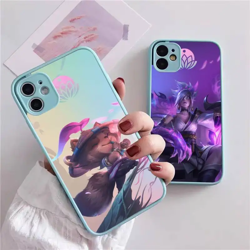 

League of Legends LOL Phone Case For iphone 13 12 11 xr xs x 7 8 pro max Plain Soft TPU Silicone Clear Case Cover