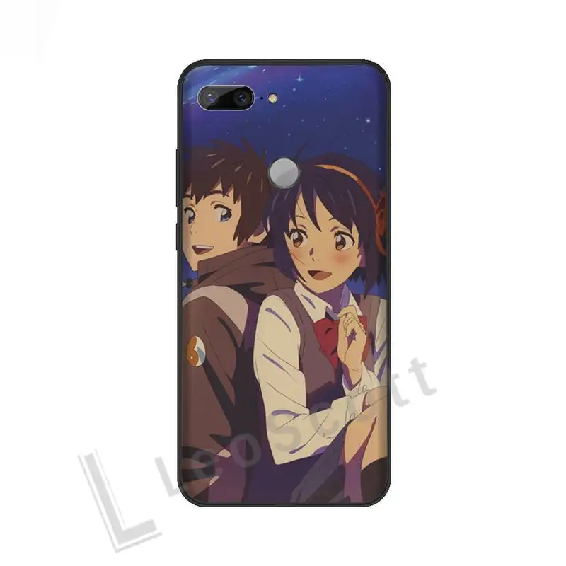 

Japanese Anime Your Name Kimi no Na wa Phone Case For Huawei NOVA 2 2i 2s 3i 4 4e 5 plus P10 lite 20 P20 pro honor10