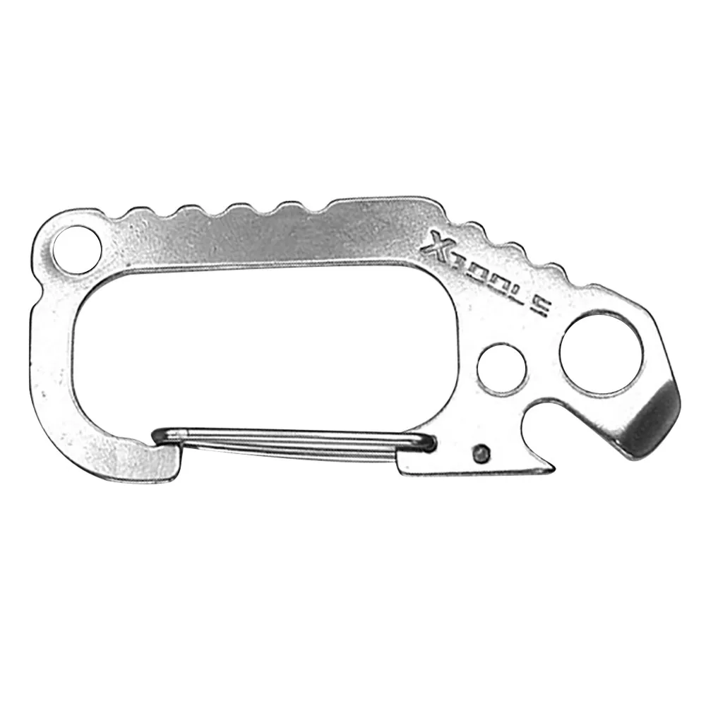 Товары для альпинизма из нержавеющей стали многофункциональный брелок карабин