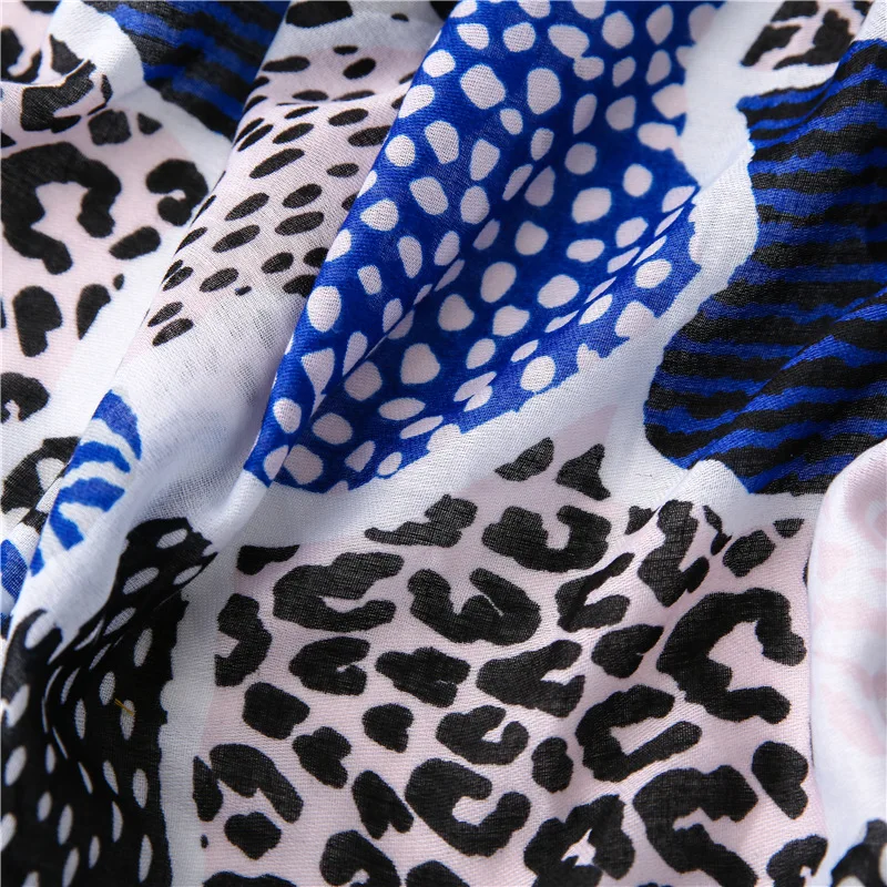 

Luxury Brand New Scarf Women Fashion All-match Spring Cotton Linen Leopard silk poncho pashmina blanket silk scarves infinity