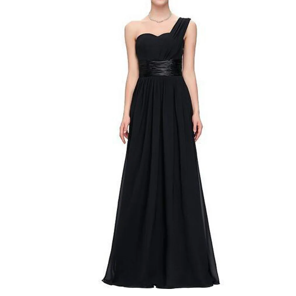 Chiffon Prom Dress Evening Costume Gown Women Maxi Real Image High Quality | Свадьбы и торжества