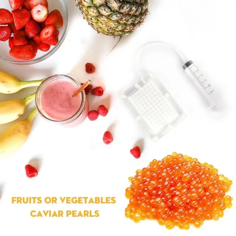 

Caviar Maker 100 Holes Molecular Gourmet Tools Kitchen Gadgets Cooking Decoration Equipment Kitchen Tools