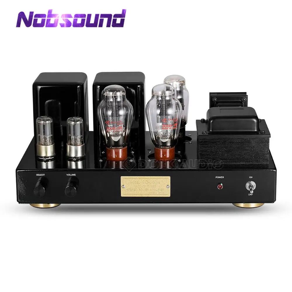 Nobsound Hi-end 300B вакуумная трубка, усилитель мощности стерео класса A Одноконтурный Hi-Fi Встроенный клапан усилитель 8 Вт+ 8 Вт