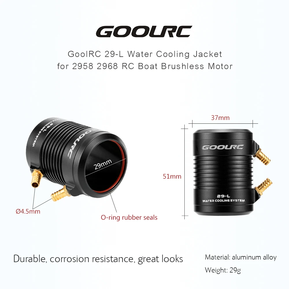 Оригинальный комбинированный комплект GoolRC 2968 3400KV с бесколлекторным двигателем и