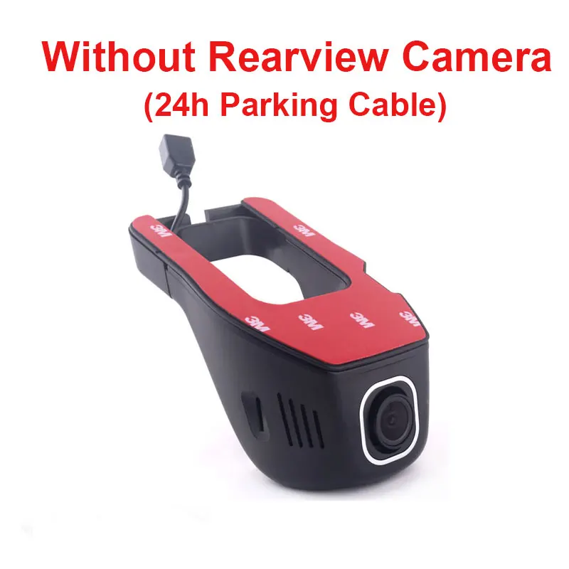 Kampacar автомобильный Wifi DVR Dash камеры мини Dashcam 2 видео регистратор Wifi двойной объектив передний и задний вид авто видеорегистраторы 24H парковка - Название цвета: No Rear And 24H