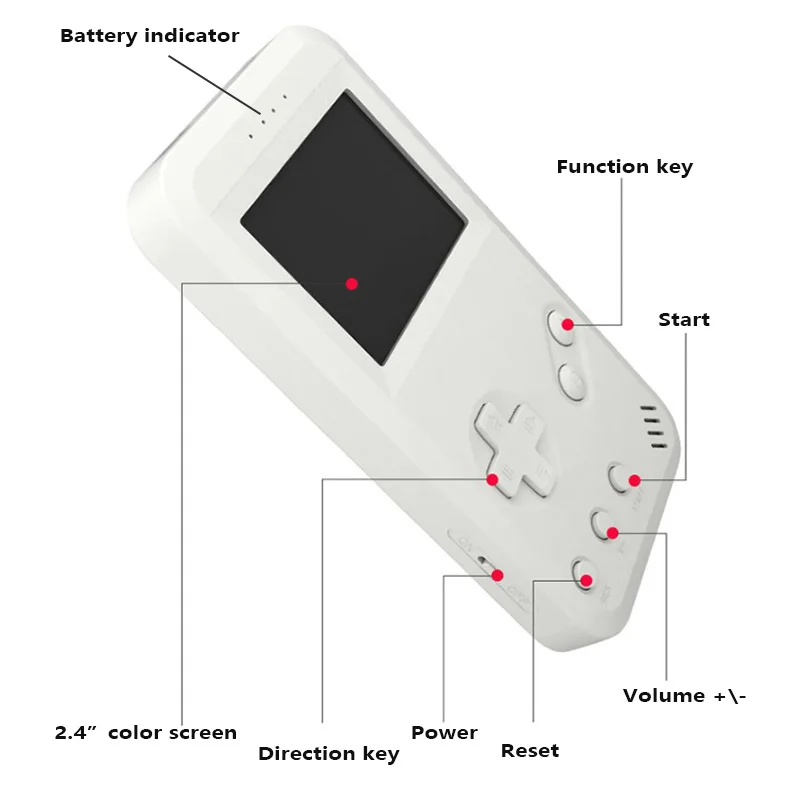 Функция Power Bank 500 игр в 1 портативная мини Ретро игровая консоль Ручной игровой