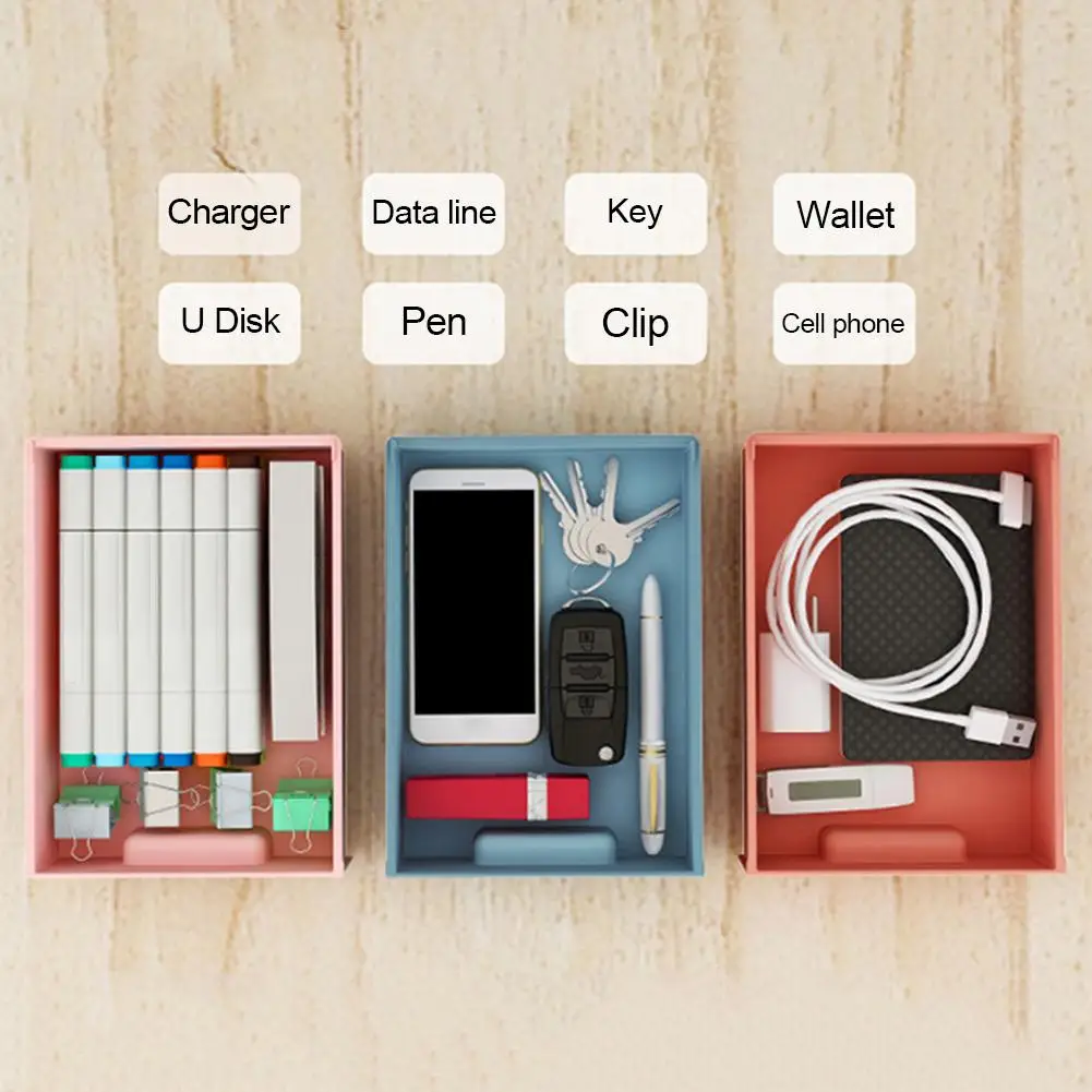 Настольная коробка для хранения ящиков мини органайзер косметики держатель