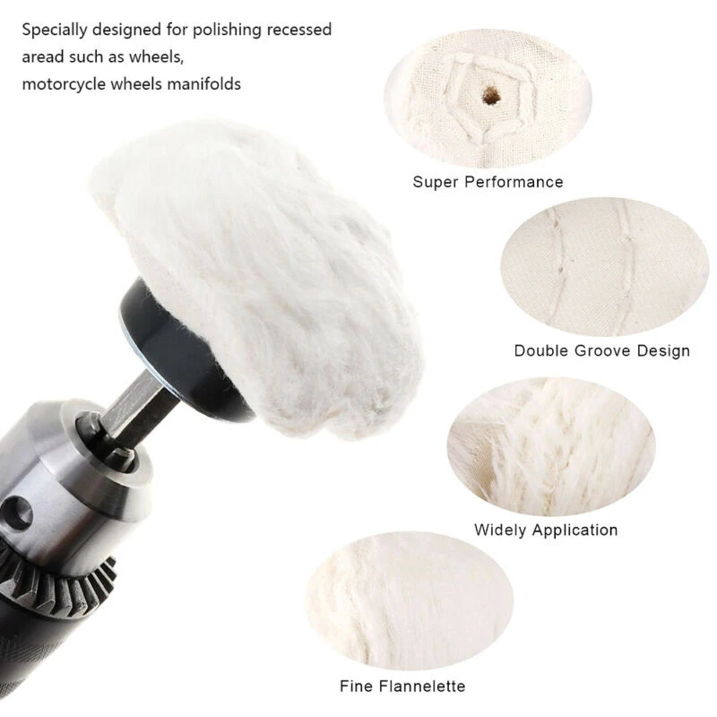 

Plastic Polishing Pad Stainless Steel Ceramic Polisher Glass Wheel Buffing Kit Polish Metal