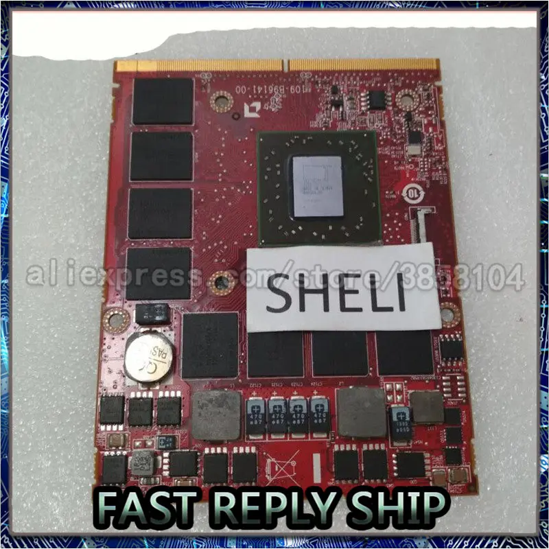 Видеокарта SHELI 0V5TGF V5TGF HD6870M HD 6870M 1G DDR5 VGA для Dell m17x R3 R2 m15x r2 M18X 109-B96141-00 | Компьютеры и