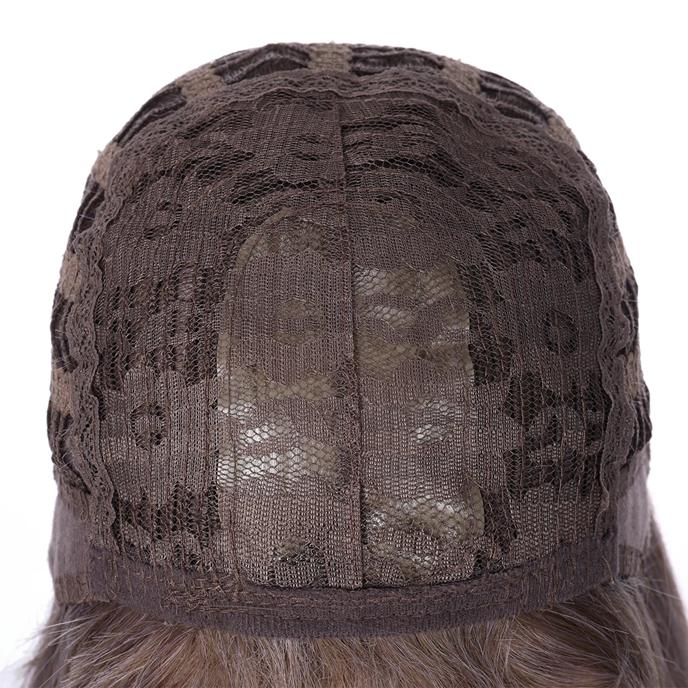 

Straight Purple Long Nutural Colored Daily Synthetic Wig For White Women With Bangs Fiber Heat Resistant Party Hair Cosplay Wigs