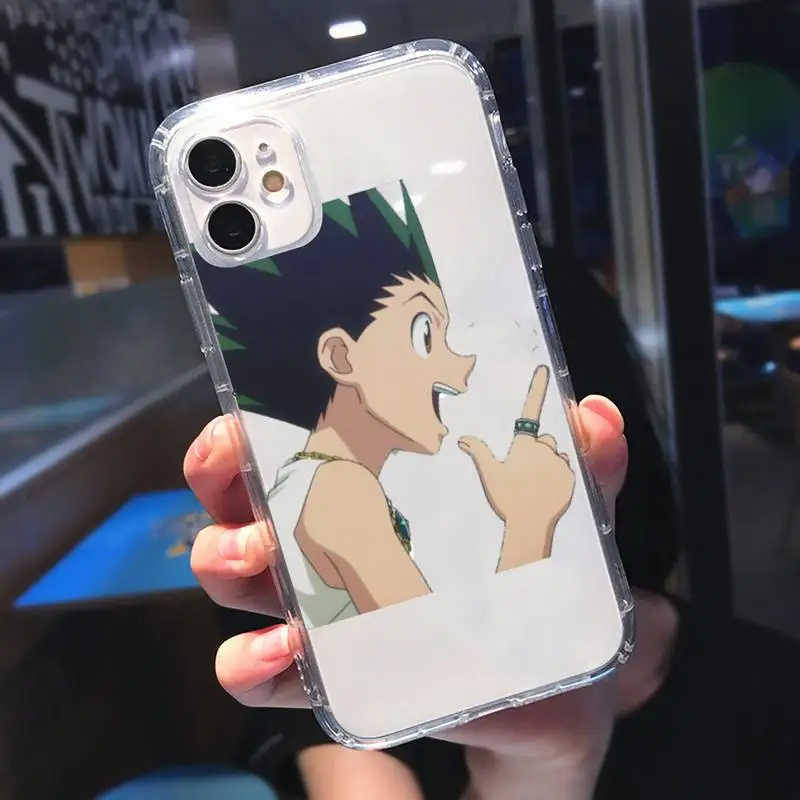 

Anime HUNTERHUNTER Phone Case Transparent for iPhone 11 12 mini pro XS MAX 8 7 6 6S Plus X 5S SE 2020 XR