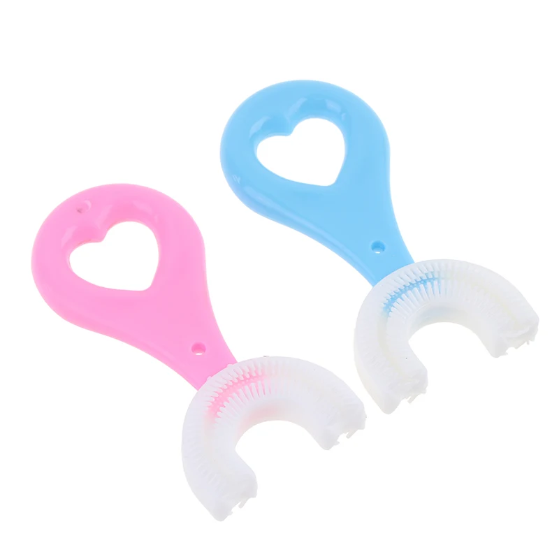 

Baby Toothbrush Children Teeth Oral Care Cleaning Brush Silicone Baby Toothbrush Teeth Training Mouth Clean